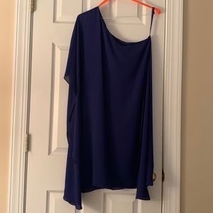BCBG MaxAzria one shoulder dress